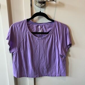 All in Motion Lavender Crop Top